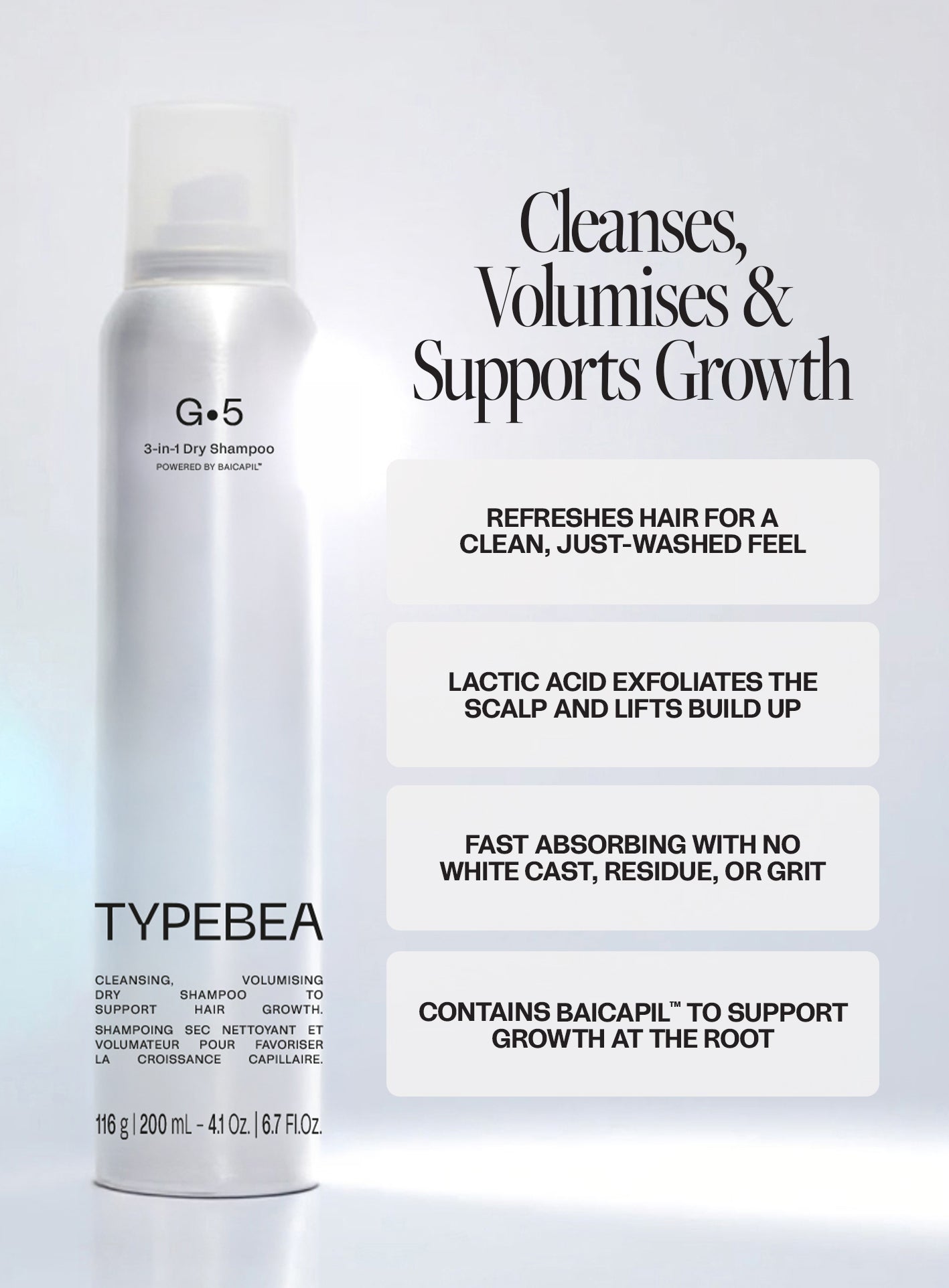 3-in-1 Hair Growth Dry Shampoo
