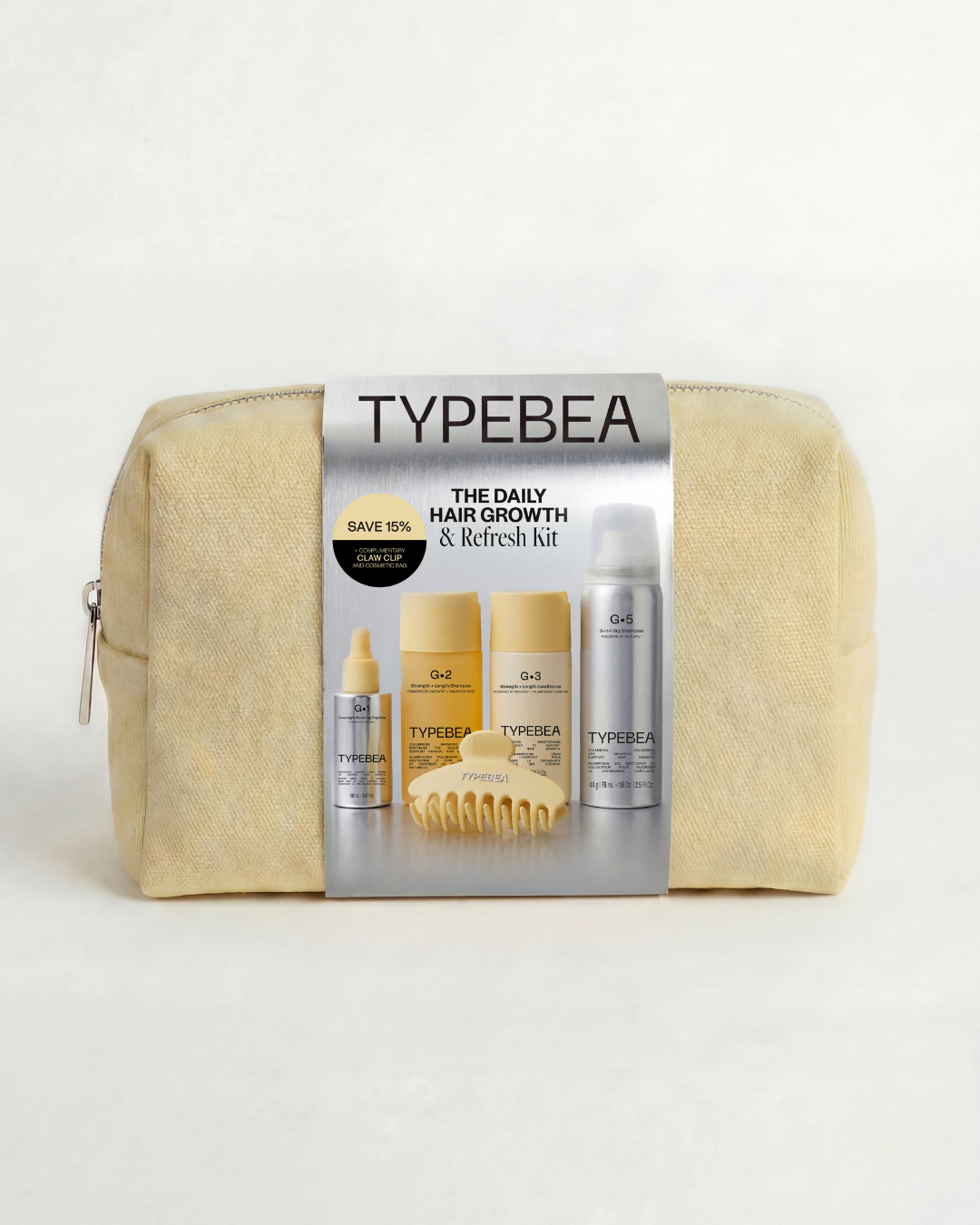 TYPEBEA Daily Hair Growth & Refresh Kit: gift pack front