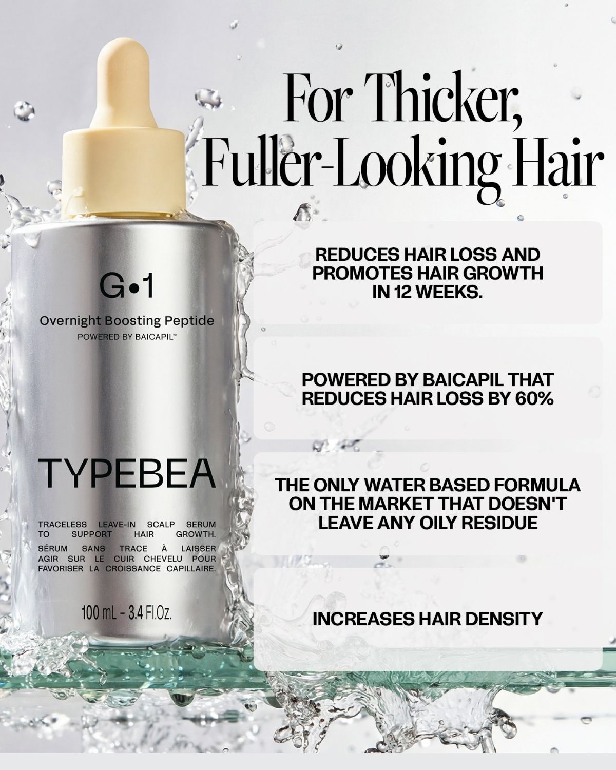 Overnight Boosting Peptide Hair Growth Serum